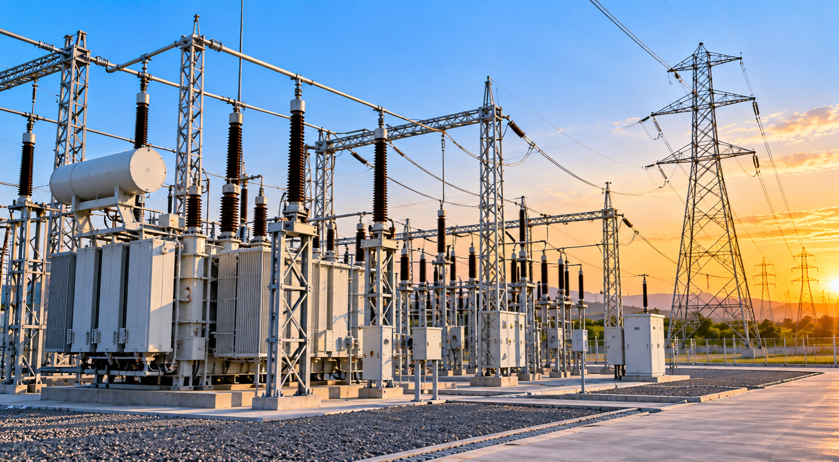 HV substation and power evacuation infrastructure