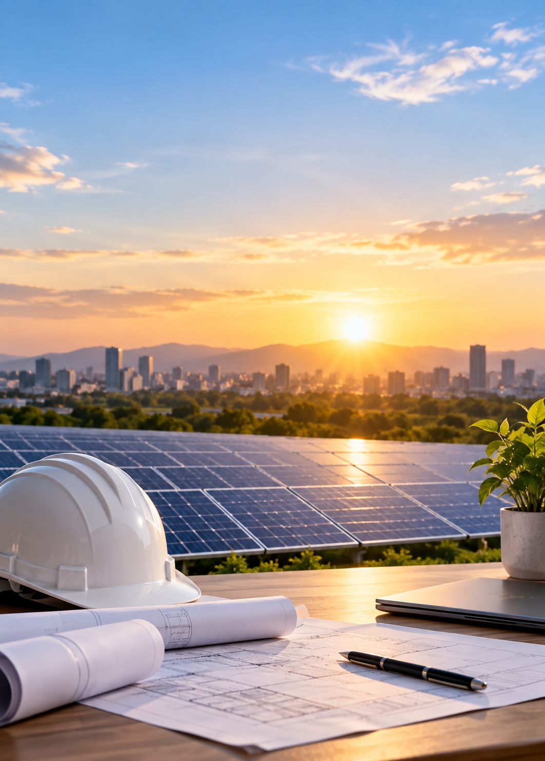 Iconic Renewable team at a solar installation